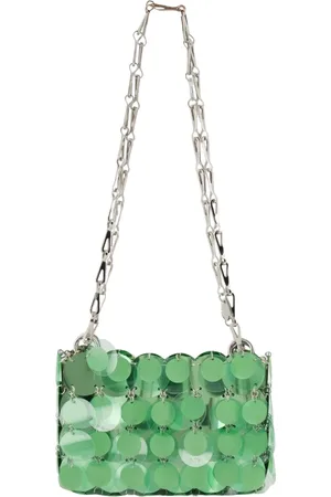 Paco rabanne Cross Body Bags, female, , ONE SIZE, Sparkle Disc Bag Silver