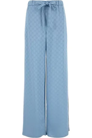 Gucci Wide Trousers, female, , M, Satin Elegant Trousers