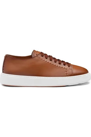 santoni Sneakers, male, , 10 UK, Trainers with Handmade Details