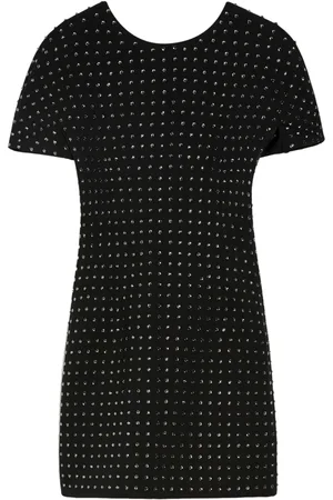 Sportmax Short Dresses, female, , M, Rhinestone Crew Neck Dress