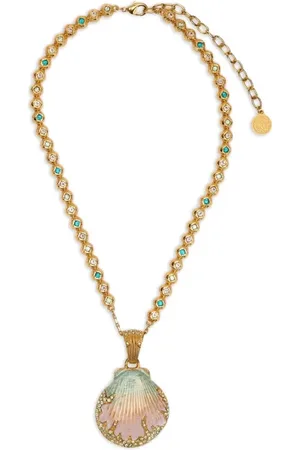Roberto Cavalli Golden Bijoux Brass Enamel Glass Jewelry