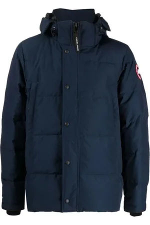Canada Goose Down Jackets, male, , 2XL, Wyndham Parka Navy Padded Coat