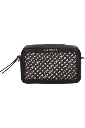 John Richmond Cross Body Bags, female, , ONE SIZE, Logo Contrast Clutch with Zip Closure