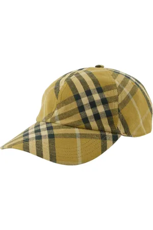Burberry Checkered Cap Vintage Style Unisex