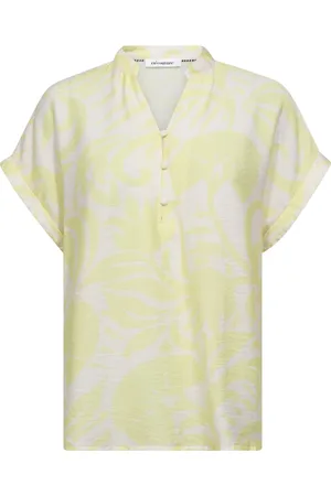 Co`Couture Blouses, female, , L, Citrus V-neck Top Blouse