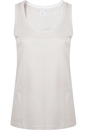 ELEVENTY Sleeveless Tops, female, , L, Cotton Top Made in Italy