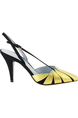 VALENTINO GARAVANI Pumps, female, , 3 UK, and Gold Leather Pumps