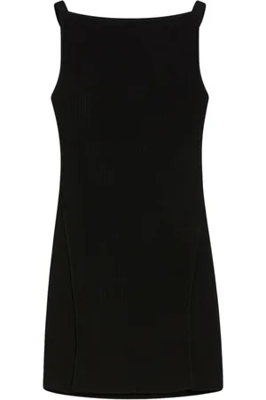 Sportmax Short Dresses, female, , S, Sleeveless Mini Dress with Ribbed Details