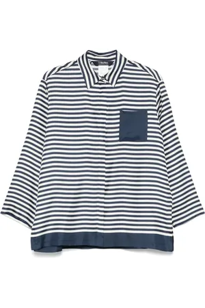Max Mara Shirts, female, , 2XS, Prussian Shirt with Chest Pocket