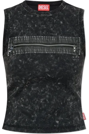 Diesel Sleeveless Tops, female, , XS, T-Arted Tank Top
