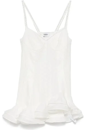 CHARO RUIZ IBIZA Short Dresses, female, , L, Sweetheart Neck Ruffled Dress