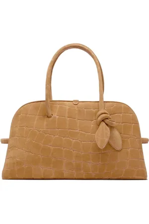 Jacquemus Handbags, female, , ONE SIZE, Croc Effect Top Handle Bag