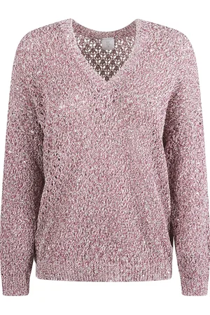 ELEVENTY V-neck Knitwear, female, , XS, Jumper Composition Cotton Polyamide Polyester
