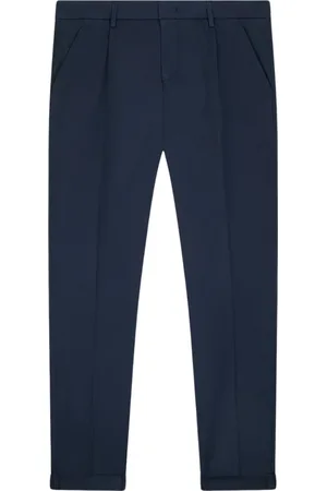 Dondup Slim-fit Trousers, male, , W36, Gaubert Pleated Slim Chino Trousers