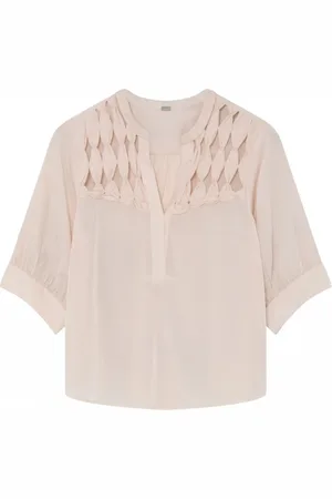 gustav Elegant Shirt Blouse with V-Neck