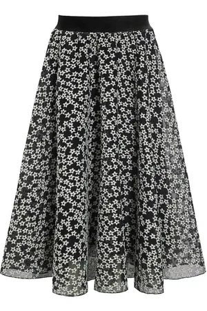 Bitte Kai Rand Flower Mesh Skirt /Ivory