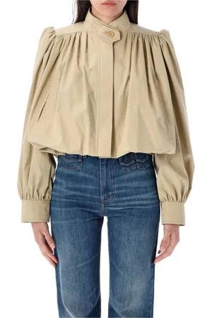 Chloé Gathered Boule Jacket Outerwear