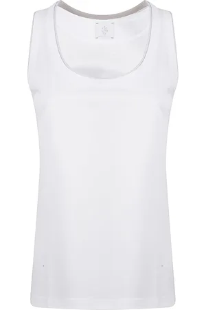 ELEVENTY Sleeveless Tops, female, , L, Cotton Top Made in Italy