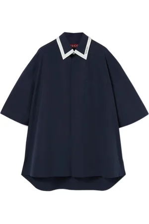 Gucci Short Sleeve Shirts, male, , M, Classic Fit Cotton Shirt
