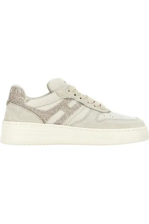 Hogan Sneakers, female, , 6 UK, Glitter Basketball Style Trainers