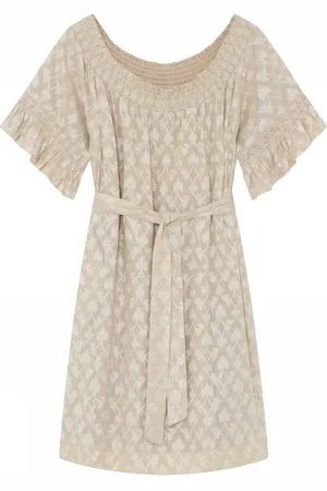 gustav Short Dresses, female, , 2XL, Amalia Short Dress Cream