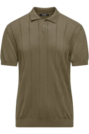 Bomboogie Round-neck Knitwear, male, , XL, Cotton Jumper with Wide Ribbed Collar