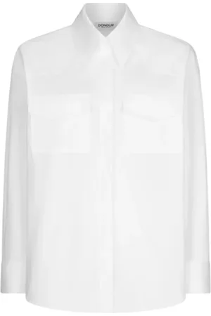 Dondup Shirts, female, , XS, Oversized Poplin Shirt with Pockets