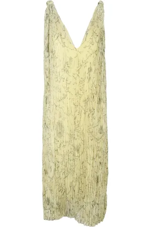 Fabiana Filippi Maxi Dresses, female, , S, Pleated Long Dress Tunic Closure