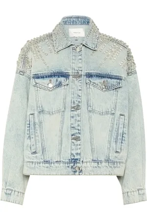 Gestuz Denim Jackets, female, , S, Denim Jacket with Beaded Details