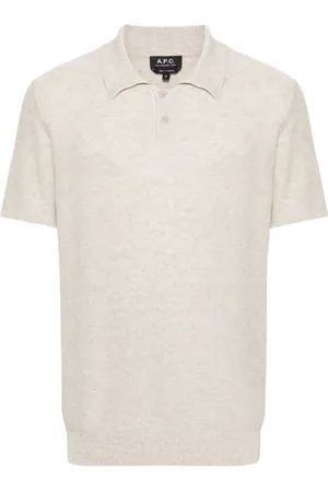 A.P.C. Polo Shirts, male, , M, Jay Open-Knit Polo Shirt