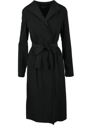 Fabiana Filippi Belted Coats, female, , S, Long Taffeta Wrap Dress