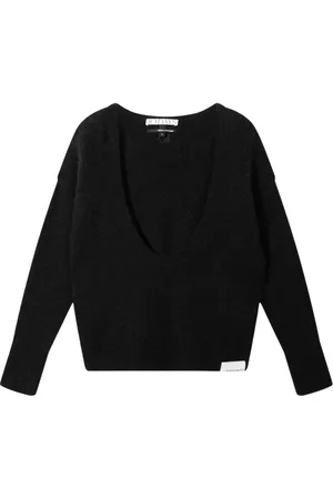 10 days Alpaca Wool Deep Neck Jersey