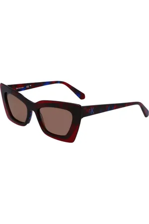 Calvin Klein Stylish Sunglasses with Brown Lenses