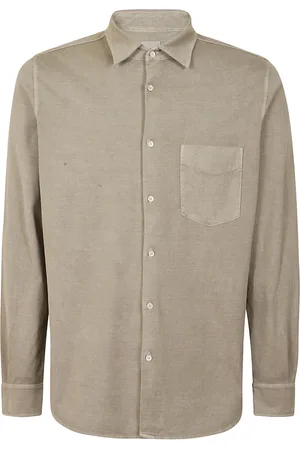 Aspesi Sand Cotton Jersey Shirt