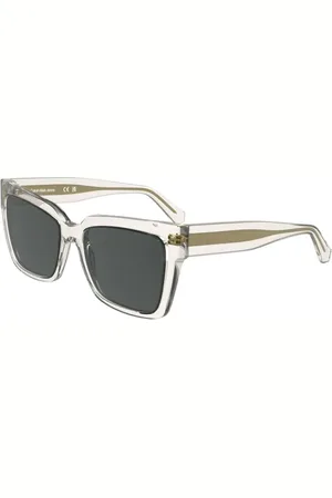 Calvin Klein Sunglasses, unisex, , 54 MM, Transparent Frame Sunglasses with Lenses