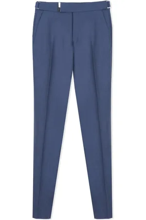 Tom Ford Navy Mohair Atticus Trousers