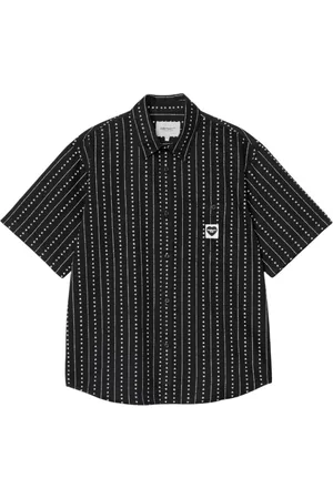 Carhartt Short Sleeve Shirts, male, , L, Heart Print Loose Fit Shirt