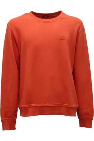 C.P. Company Sweatshirts, male, , XL, Cotton Fleece Crew Neck Sweatshirt