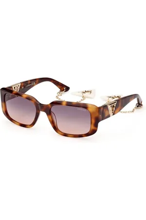Guess Rectangular Sunglasses with Charms