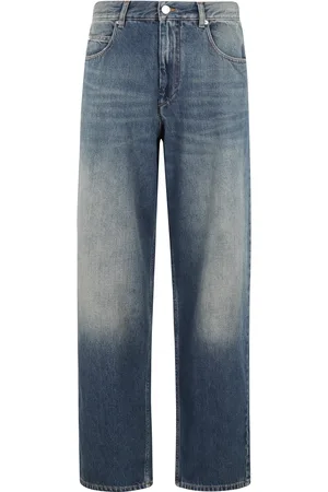 Isabel Marant Straight Jeans, female, , 2XS, Faded Wide Leg Jeans