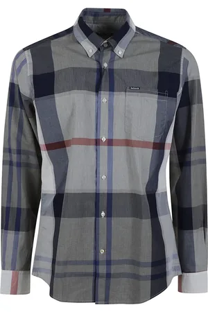 Barbour Navy Cotton Tailored Shirt