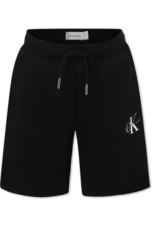 Calvin Klein Shorts, male, , 14 Y, Cotton Sporty Shorts with Logo