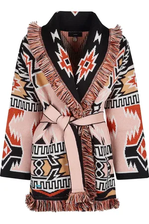 Alanui Geometric Pattern Cardigan Jumper