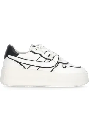 Ash Sneakers, female, , 7 UK, Leather Trainers with Contrasting Details