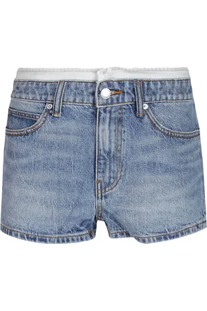 Alexander Wang Denim Shorts, female, , W27, High Rise Mini Shorts