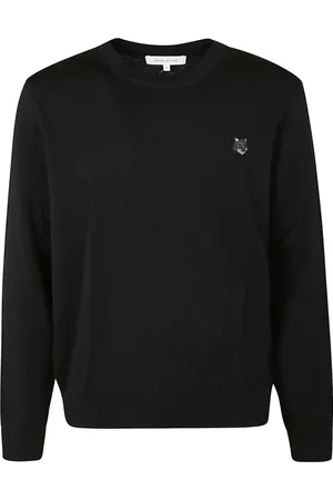 Maison Kitsuné Sweatshirts, male, , M, Fox Head Patch Jumper