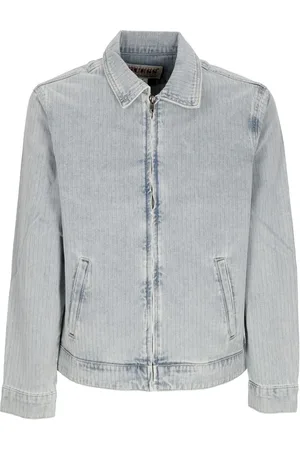 Guess Denim Jackets, male, , XL, Herringbone Denim Jacket Vintage Style