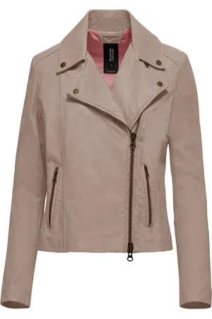 Bomboogie Leather Jackets, female, , M, Leather Biker Jacket