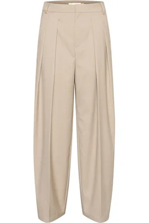 INWEAR Pleated Pant Tannin Melange