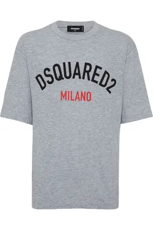 Dsquared2 T-Shirts, male, , XL, Wash Loose Fit D2 Milano T-Shirt
